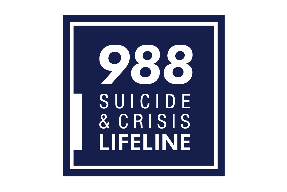 988 suicide and crisis lifeline logo