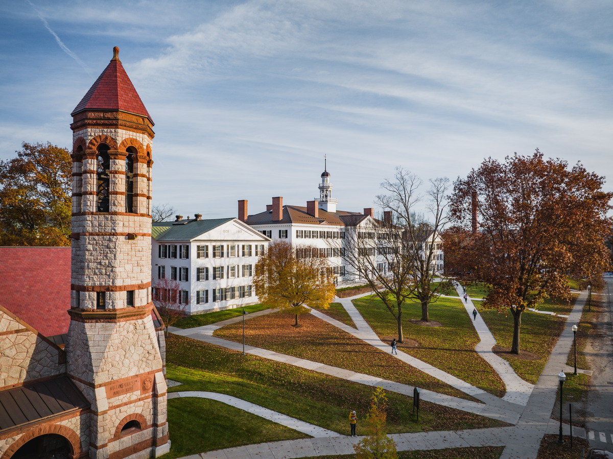 Dartmouth Hall in November